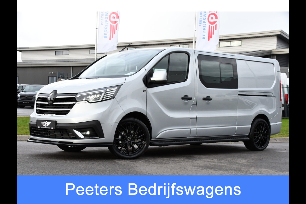 Renault Trafic 2.0 170 T29 L2H1 Extra DC Limited Edition Facelift! 3 x Leverbaar, Virtual, Cruise, Carplay, Stoelverwarming, Clima, Automaat, LED, 170PK, 2 x Schuifdeur, Uniek!