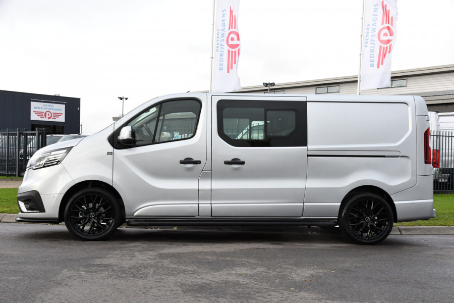 Renault Trafic 2.0 170 T29 L2H1 Extra DC Limited Edition Facelift! 3 x Leverbaar, Virtual, Cruise, Carplay, Stoelverwarming, Clima, Automaat, LED, 170PK, 2 x Schuifdeur, Uniek!