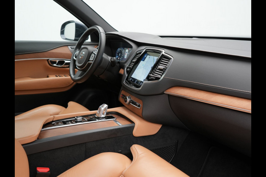 Volvo XC90 T8 Twin Engine AWD Inscription 7 Persoons Plug In Hybrid 394pk Dealer O.H. PHEV | Panodak | Adaptive Cruise | 360 Camera | Harman & Kardon | Lederen Sportstoelen Memory & Verwarmd | Apple Carplay | Virtual | Keyless | Blis | Navigatie | DAB |