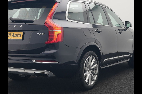 Volvo XC90 T8 Twin Engine AWD Inscription 7 Persoons Plug In Hybrid 394pk Dealer O.H. PHEV | Panodak | Adaptive Cruise | 360 Camera | Harman & Kardon | Lederen Sportstoelen Memory & Verwarmd | Apple Carplay | Virtual | Keyless | Blis | Navigatie | DAB |