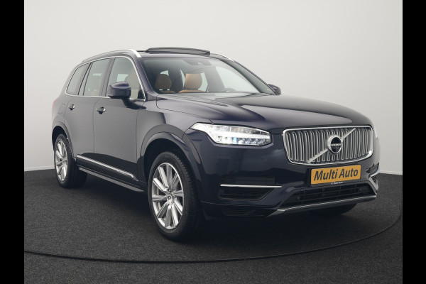 Volvo XC90 T8 Twin Engine AWD Inscription 7 Persoons Plug In Hybrid 394pk Dealer O.H. PHEV | Panodak | Adaptive Cruise | 360 Camera | Harman & Kardon | Lederen Sportstoelen Memory & Verwarmd | Apple Carplay | Virtual | Keyless | Blis | Navigatie | DAB |