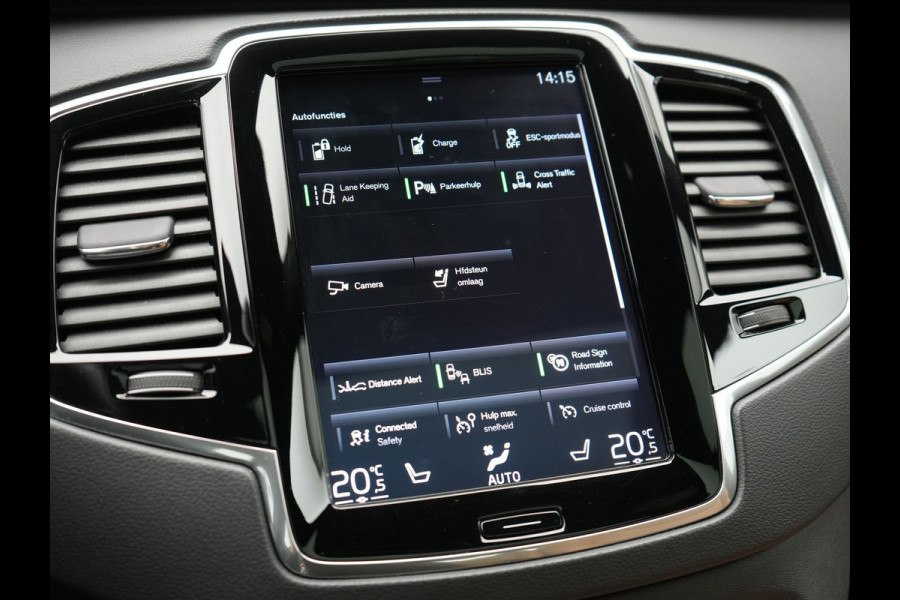 Volvo XC90 T8 Twin Engine AWD Inscription 7 Persoons Plug In Hybrid 394pk Dealer O.H. PHEV | Panodak | Adaptive Cruise | 360 Camera | Harman & Kardon | Lederen Sportstoelen Memory & Verwarmd | Apple Carplay | Virtual | Keyless | Blis | Navigatie | DAB |