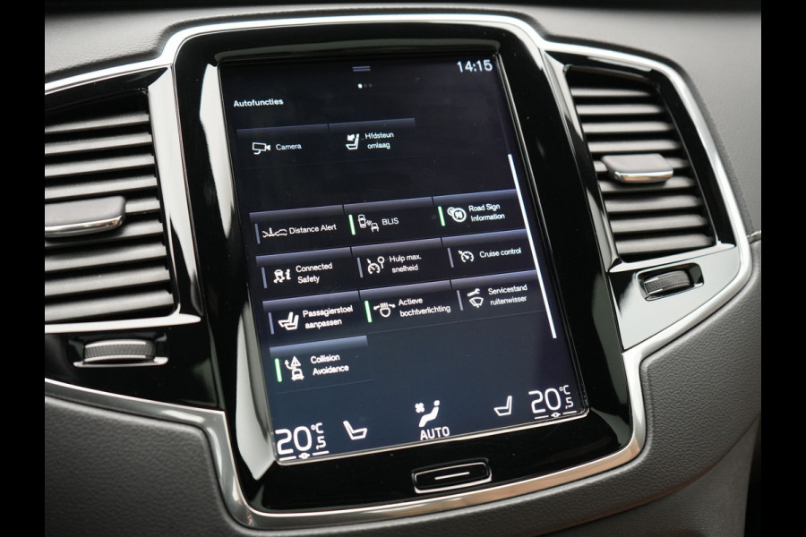 Volvo XC90 T8 Twin Engine AWD Inscription 7 Persoons Plug In Hybrid 394pk Dealer O.H. PHEV | Panodak | Adaptive Cruise | 360 Camera | Harman & Kardon | Lederen Sportstoelen Memory & Verwarmd | Apple Carplay | Virtual | Keyless | Blis | Navigatie | DAB |