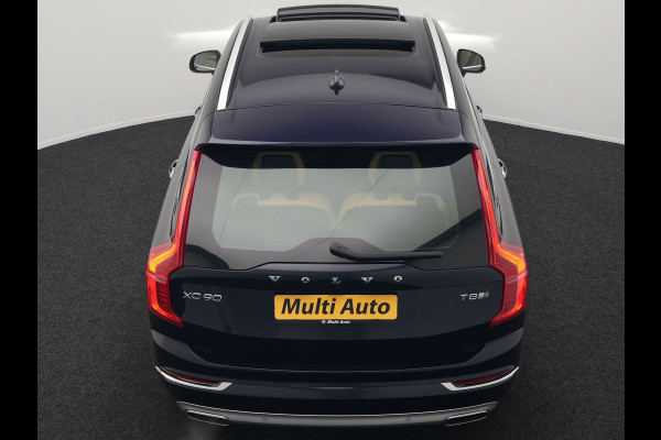 Volvo XC90 T8 Twin Engine AWD Inscription 7 Persoons Plug In Hybrid 394pk Dealer O.H. PHEV | Panodak | Adaptive Cruise | 360 Camera | Harman & Kardon | Lederen Sportstoelen Memory & Verwarmd | Apple Carplay | Virtual | Keyless | Blis | Navigatie | DAB |