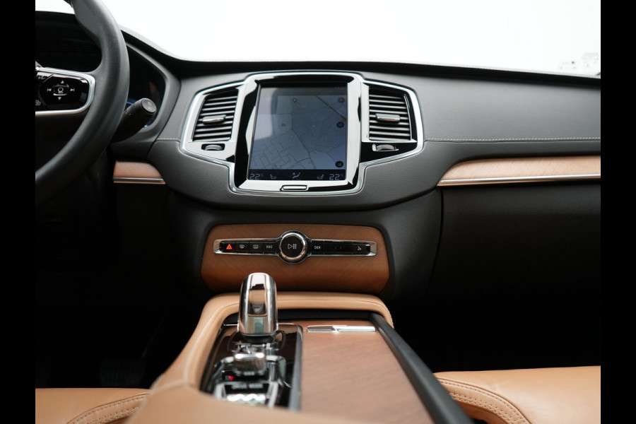 Volvo XC90 T8 Twin Engine AWD Inscription 7 Persoons Plug In Hybrid 394pk Dealer O.H. PHEV | Panodak | Adaptive Cruise | 360 Camera | Harman & Kardon | Lederen Sportstoelen Memory & Verwarmd | Apple Carplay | Virtual | Keyless | Blis | Navigatie | DAB |