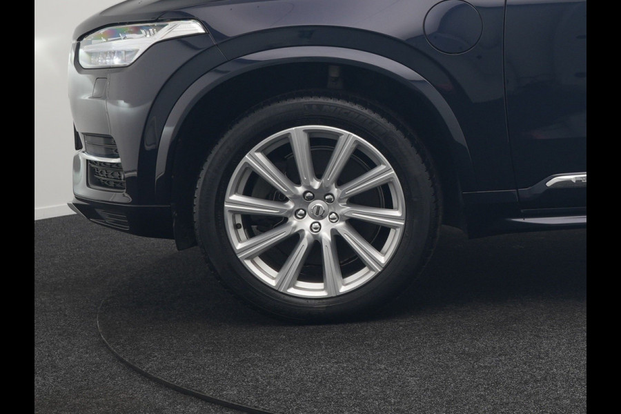 Volvo XC90 T8 Twin Engine AWD Inscription 7 Persoons Plug In Hybrid 394pk Dealer O.H. PHEV | Panodak | Adaptive Cruise | 360 Camera | Harman & Kardon | Lederen Sportstoelen Memory & Verwarmd | Apple Carplay | Virtual | Keyless | Blis | Navigatie | DAB |