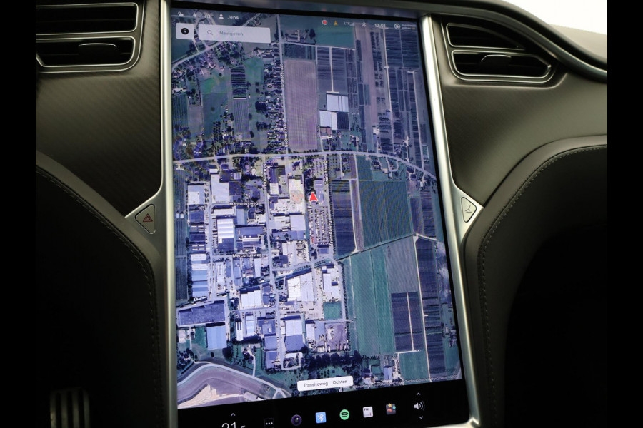 Tesla Model S 100D PERFORMANCE P100D 612 PK + 21 INCH | AUTOPILOT | CARBON | SCHUIFDAK| LUCHTVERING