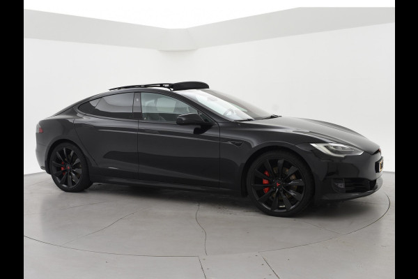 Tesla Model S 100D PERFORMANCE P100D 612 PK + 21 INCH | AUTOPILOT | CARBON | SCHUIFDAK| LUCHTVERING