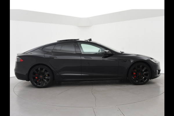 Tesla Model S 100D PERFORMANCE P100D 612 PK + 21 INCH | AUTOPILOT | CARBON | SCHUIFDAK| LUCHTVERING