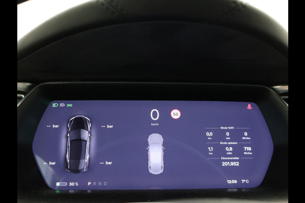 Tesla Model S 100D PERFORMANCE P100D 612 PK + 21 INCH | AUTOPILOT | CARBON | SCHUIFDAK| LUCHTVERING