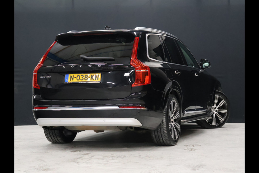 Volvo XC90 2.0 T8 Recharge AWD Inscription Exclusive [7-ZITS, LUCHTVERING FOUR-C, SCHUIFKANTELDAK, TREKHAAK INKLAPBAAR, MEMORY SEATS, APPLE CARPLAY, ANDROID, HARMAN/KARDON, HEAD-UP, 360 CAMERA, STUURVERWARMING, STOELVERWARMING, STOELVENTILATIE,