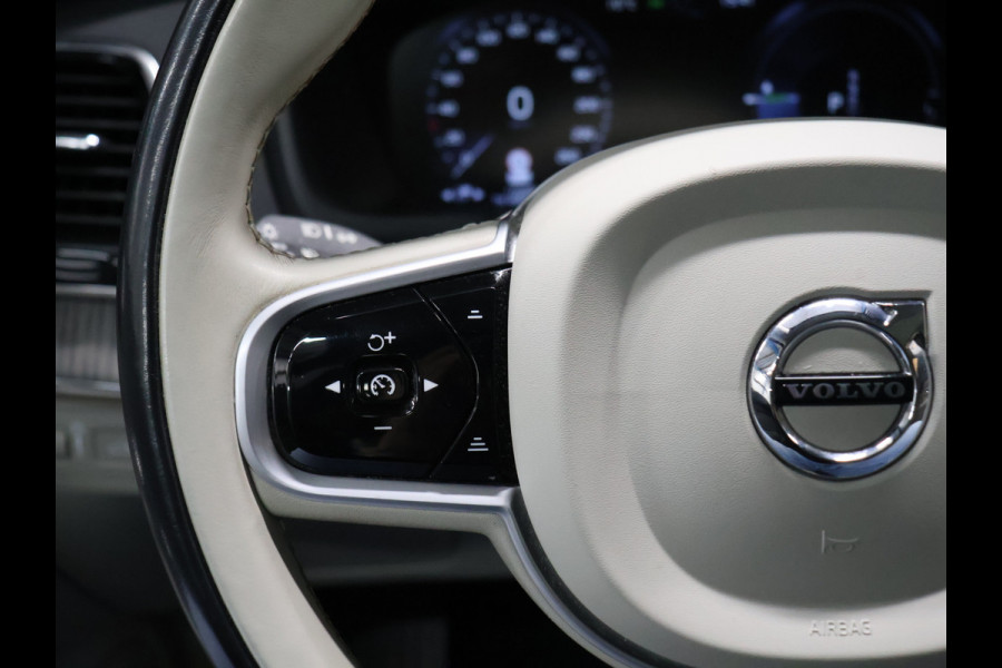 Volvo XC90 2.0 T8 Recharge AWD Inscription Exclusive [7-ZITS, LUCHTVERING FOUR-C, SCHUIFKANTELDAK, TREKHAAK INKLAPBAAR, MEMORY SEATS, APPLE CARPLAY, ANDROID, HARMAN/KARDON, HEAD-UP, 360 CAMERA, STUURVERWARMING, STOELVERWARMING, STOELVENTILATIE,