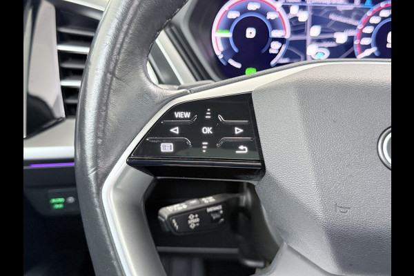Audi Q4 e-tron L.E. Advanced Plus Pano-dak-Schuifdak Adap.Cruise W-pomp Navi-Plus Sportst.+Verwarmd PDC-a+v Matrix Led Camera Lmv 19" Elek.Achterklep Virtual Cockpit E-Call Bordherkenning Audi Connect +Phone-Box Keyless-Go A-Licht-Dynamisch S.O.H. 92% 1e Eigenaar Origineel Nederlandse Auto €56.174,- Nieuwprijs