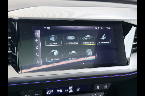 Audi Q4 e-tron L.E. Advanced Plus Pano-dak-Schuifdak Adap.Cruise W-pomp Navi-Plus Sportst.+Verwarmd PDC-a+v Matrix Led Camera Lmv 19" Elek.Achterklep Virtual Cockpit E-Call Bordherkenning Audi Connect +Phone-Box Keyless-Go A-Licht-Dynamisch S.O.H. 92% 1e Eigenaar Origineel Nederlandse Auto €56.174,- Nieuwprijs