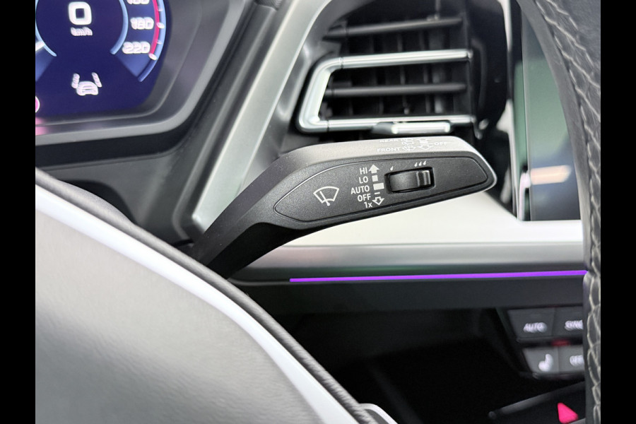 Audi Q4 e-tron L.E. Advanced Plus Pano-dak-Schuifdak Adap.Cruise W-pomp Navi-Plus Sportst.+Verwarmd PDC-a+v Matrix Led Camera Lmv 19" Elek.Achterklep Virtual Cockpit E-Call Bordherkenning Audi Connect +Phone-Box Keyless-Go A-Licht-Dynamisch S.O.H. 92% 1e Eigenaar Origineel Nederlandse Auto €56.174,- Nieuwprijs