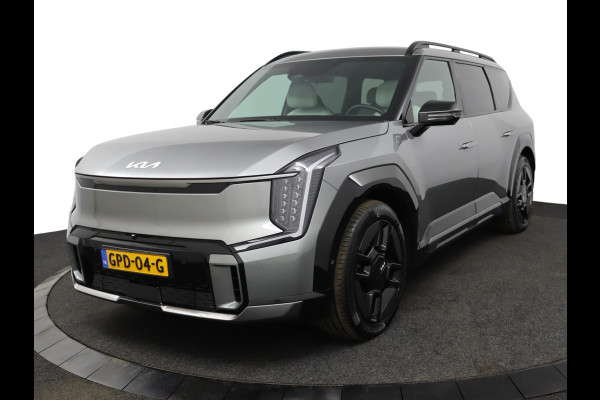 Kia EV9 GT-Line AWD 99.8 kWh - SOH 98,9% Apple Carplay/Android Auto - Cruise Control - Dodehoekdetectie - Elektrische Glazen Schuif-/Kanteldak - Navigatie - Stoel/Stuur Verwarming - Fabrieksgarantie tot 10-2031