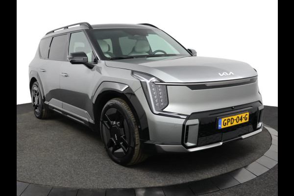 Kia EV9 GT-Line AWD 99.8 kWh - SOH 98,9% Apple Carplay/Android Auto - Cruise Control - Dodehoekdetectie - Elektrische Glazen Schuif-/Kanteldak - Navigatie - Stoel/Stuur Verwarming - Fabrieksgarantie tot 10-2031