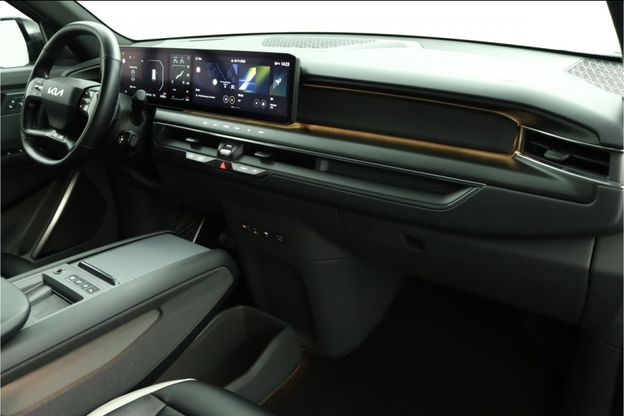 Kia EV9 GT-Line AWD 99.8 kWh - SOH 98,9% Apple Carplay/Android Auto - Cruise Control - Dodehoekdetectie - Elektrische Glazen Schuif-/Kanteldak - Navigatie - Stoel/Stuur Verwarming - Fabrieksgarantie tot 10-2031