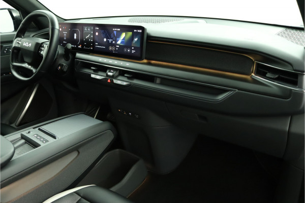 Kia EV9 GT-Line AWD 99.8 kWh - SOH 98,9% Apple Carplay/Android Auto - Cruise Control - Dodehoekdetectie - Elektrische Glazen Schuif-/Kanteldak - Navigatie - Stoel/Stuur Verwarming - Fabrieksgarantie tot 10-2031