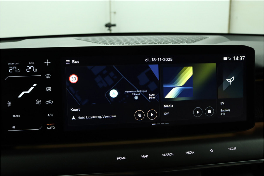 Kia EV9 GT-Line AWD 99.8 kWh - SOH 98,9% Apple Carplay/Android Auto - Cruise Control - Dodehoekdetectie - Elektrische Glazen Schuif-/Kanteldak - Navigatie - Stoel/Stuur Verwarming - Fabrieksgarantie tot 10-2031