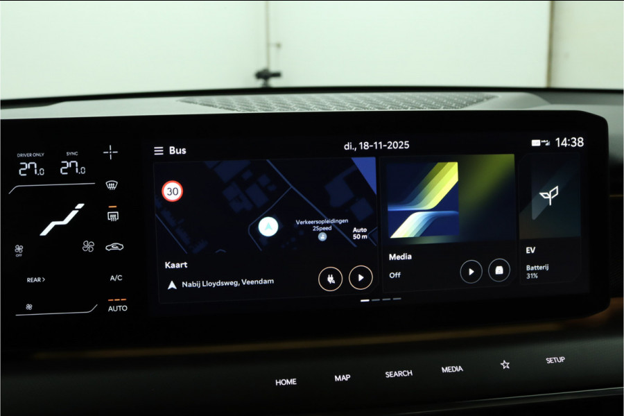 Kia EV9 GT-Line AWD 99.8 kWh - SOH 98,9% Apple Carplay/Android Auto - Cruise Control - Dodehoekdetectie - Elektrische Glazen Schuif-/Kanteldak - Navigatie - Stoel/Stuur Verwarming - Fabrieksgarantie tot 10-2031