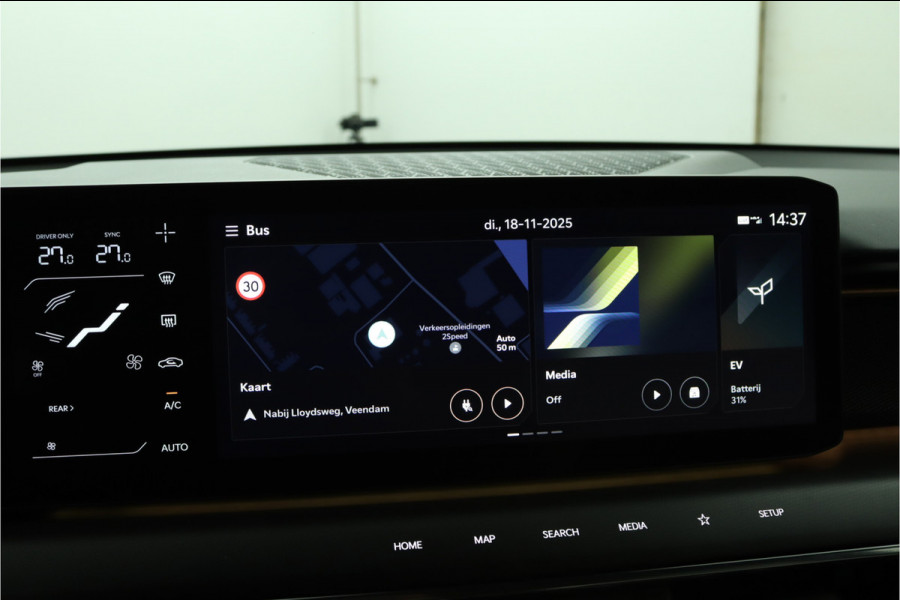 Kia EV9 GT-Line AWD 99.8 kWh - SOH 98,9% Apple Carplay/Android Auto - Cruise Control - Dodehoekdetectie - Elektrische Glazen Schuif-/Kanteldak - Navigatie - Stoel/Stuur Verwarming - Fabrieksgarantie tot 10-2031