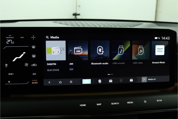 Kia EV9 GT-Line AWD 99.8 kWh - SOH 98,9% Apple Carplay/Android Auto - Cruise Control - Dodehoekdetectie - Elektrische Glazen Schuif-/Kanteldak - Navigatie - Stoel/Stuur Verwarming - Fabrieksgarantie tot 10-2031