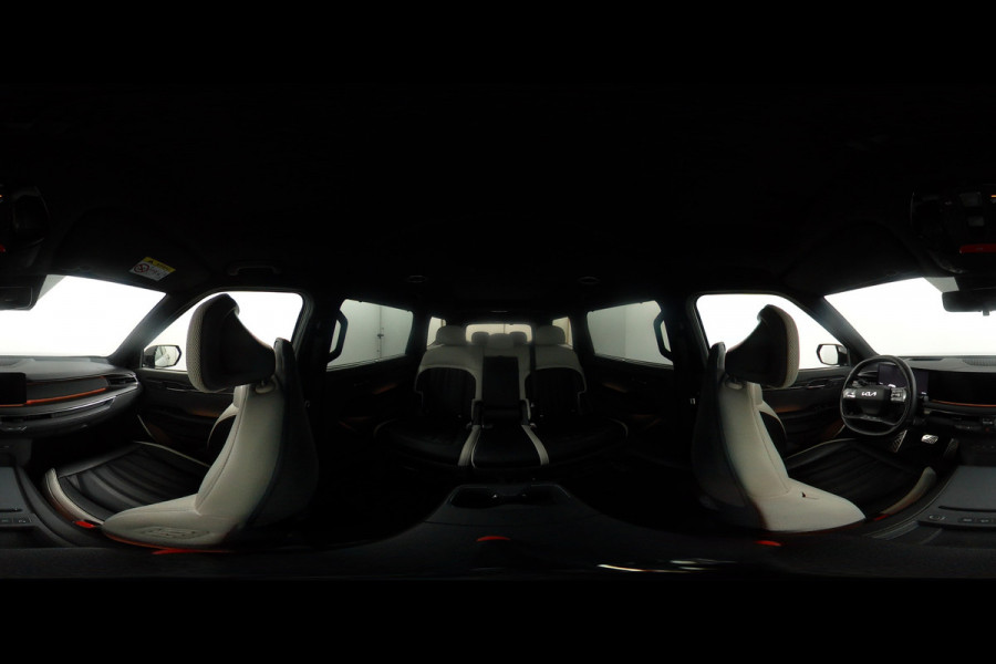 Kia EV9 GT-Line AWD 99.8 kWh - SOH 98,9% Apple Carplay/Android Auto - Cruise Control - Dodehoekdetectie - Elektrische Glazen Schuif-/Kanteldak - Navigatie - Stoel/Stuur Verwarming - Fabrieksgarantie tot 10-2031