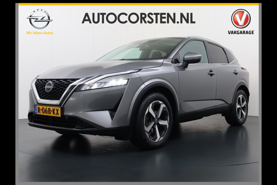 Nissan QASHQAI AUT T158PK MHEV Pano-dak 360°Camera Trekhaak N-Connecta Adaptieve Cruise Hybrid Apple Carplay Android Auto Navi Ecc Pdc DAB Lmv Led Bluetooth Privacy Glas Wifi Xtronic N-Connecta Origineel Nederlandse Auto € 45.000 nieuw