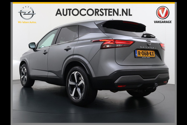Nissan QASHQAI AUT T158PK MHEV Pano-dak 360°Camera Trekhaak N-Connecta Adaptieve Cruise Hybrid Apple Carplay Android Auto Navi Ecc Pdc DAB Lmv Led Bluetooth Privacy Glas Wifi Xtronic N-Connecta Origineel Nederlandse Auto € 45.000 nieuw