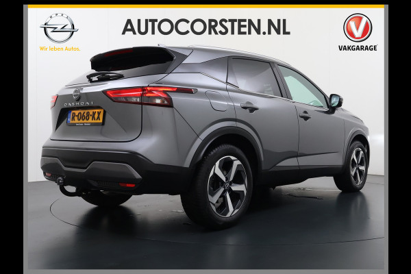 Nissan QASHQAI AUT T158PK MHEV Pano-dak 360°Camera Trekhaak N-Connecta Adaptieve Cruise Hybrid Apple Carplay Android Auto Navi Ecc Pdc DAB Lmv Led Bluetooth Privacy Glas Wifi Xtronic N-Connecta Origineel Nederlandse Auto € 45.000 nieuw