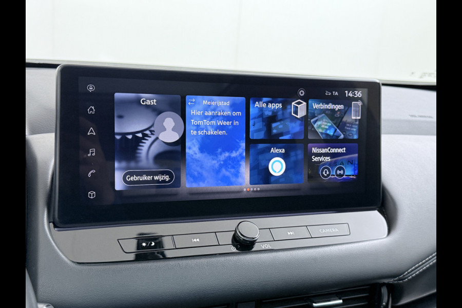 Nissan QASHQAI AUT T158PK MHEV Pano-dak 360°Camera Trekhaak N-Connecta Adaptieve Cruise Hybrid Apple Carplay Android Auto Navi Ecc Pdc DAB Lmv Led Bluetooth Privacy Glas Wifi Xtronic N-Connecta Origineel Nederlandse Auto € 45.000 nieuw