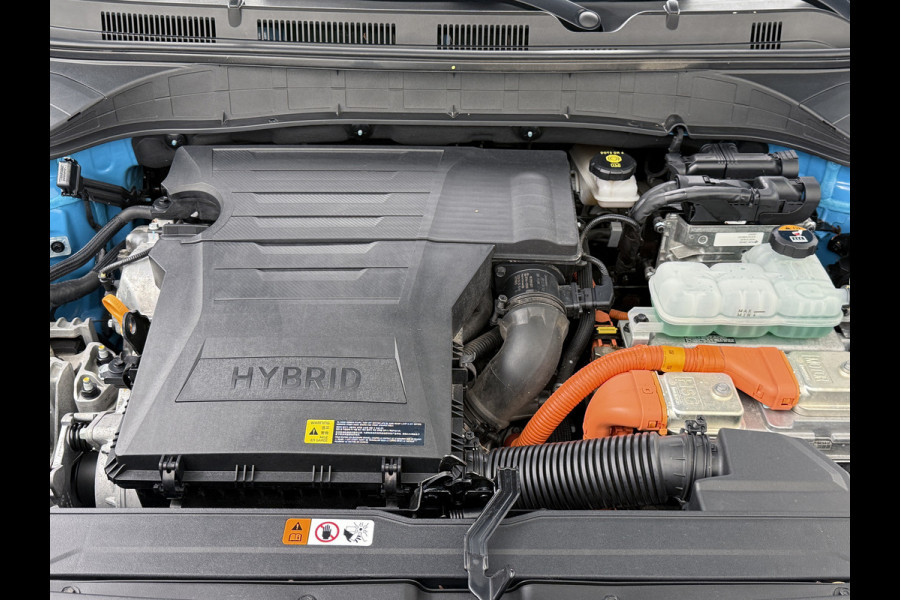 Hyundai Kona 1.6I HEV AUT-6 141pk Adap.Cruise Trekhaak HUD Camera Android Apple Carplay Navi Bordherkenning PDC Fashion Keyless Head-Up-Display Lane-Assist+ACC ESP Mild Hybride Priv.Glass Botsing waarsch syst Dodehoek-assistent