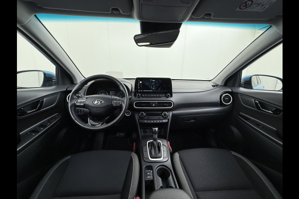 Hyundai Kona 1.6I HEV AUT-6 141pk Adap.Cruise Trekhaak HUD Camera Android Apple Carplay Navi Bordherkenning PDC Fashion Keyless Head-Up-Display Lane-Assist+ACC ESP Mild Hybride Priv.Glass Botsing waarsch syst Dodehoek-assistent