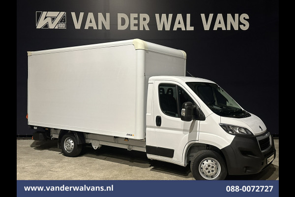 Peugeot Boxer 2.2 BlueHDi 141pk Bakwagen Laadklep Euro6 Airco | Cruisecontrol | 985kg laadvermogen Bijrijdersbank.