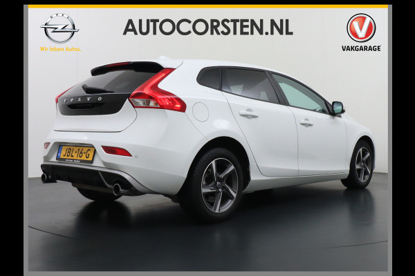 Volvo V40 2.0T Momentum Dual-Ecc Pdc 16" Licht-Regensensor Cruise Bluetooth Autonomous Emergency Braking Brake Assist System Privacy Glas Isofix  1500kg Trekvermogen! hoofdsteunen anti-whiplash Bots herkenning systeem EURO6