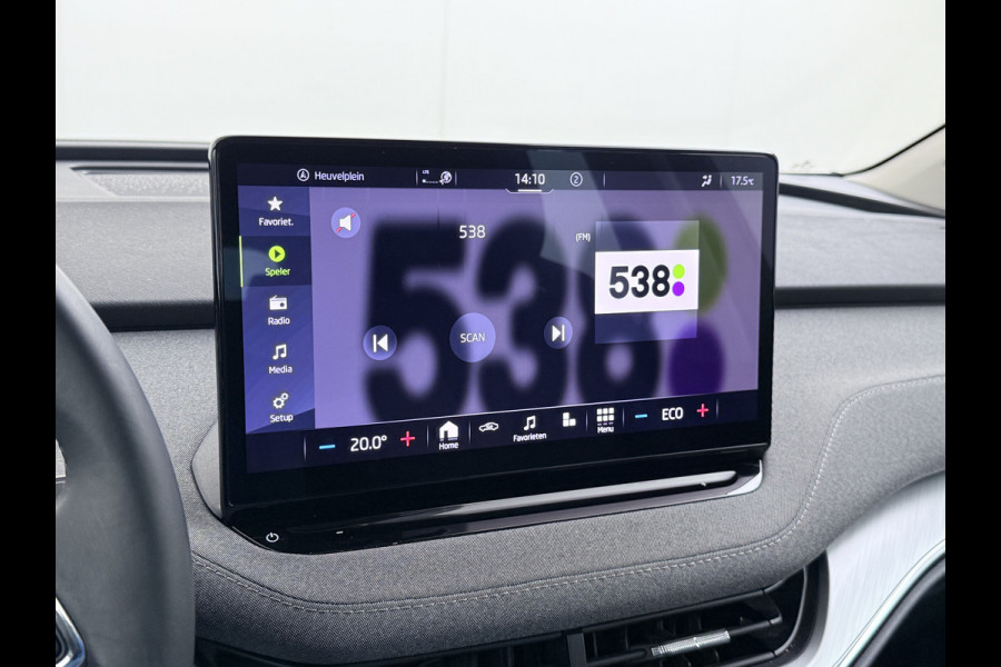 Škoda ENYAQ iV 80 Trekhaak Camera 1/2 Leer Apple Carplay Android First Edition Navi Ecc 19"lm PDC-a+v Cruise Control E-Call SOH.90% Stuurverwarming Led Isofix Keyless-Go DAB Rijstrooksensor Origineel Nederlandse Auto Nieuwprijs €49.645,-