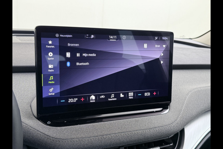 Škoda ENYAQ iV 80 Trekhaak Camera 1/2 Leer Apple Carplay Android First Edition Navi Ecc 19"lm PDC-a+v Cruise Control E-Call SOH.90% Stuurverwarming Led Isofix Keyless-Go DAB Rijstrooksensor Origineel Nederlandse Auto Nieuwprijs €49.645,-