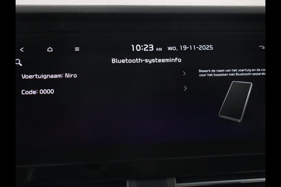 Kia Niro 1.6 GDI Hybrid DynamicLine | Adaptive cruise | cruise | Camera | Carplay | Half leder | Navigatie | DAB | Climate control | Parkeerhulp