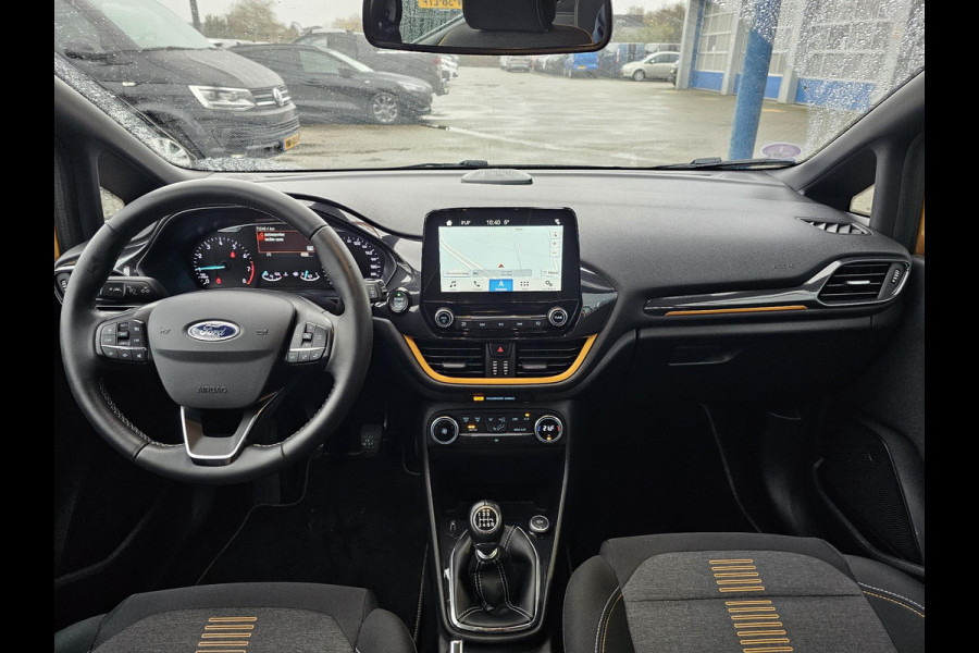 Ford Fiesta 1.0 EcoBoost Active First Edition 125 pk | Adaptieve cruise control | Climate control | Voorruitverwarming | Navigatie | PDC | 17'' velgen | Lane assist | Dealeronderhouden etc.