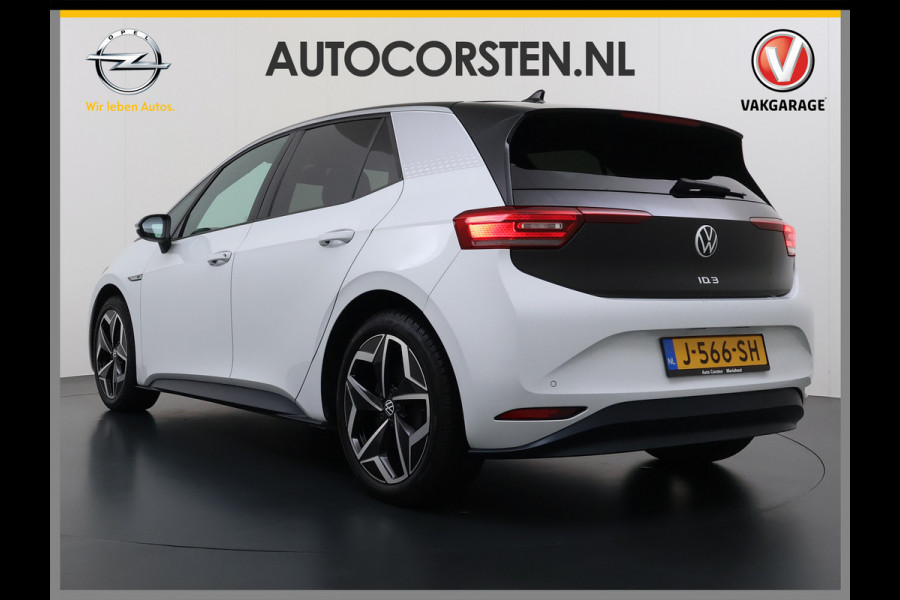 Volkswagen ID.3 First Plus 58kWh Apple Carplay Android Auto Adap.Cruise 19"lm Navi Camera Pdc Stoel+Stuurverwarming Keyless Advanced Matrix Led Led-a.licht Dynamisch Lmv Isofix DAB Privacy Glas Rijstrooksensor soh 86% 1e Eigenaar Origineel Nederlandse Auto Nieuwprijs €43.675,-
