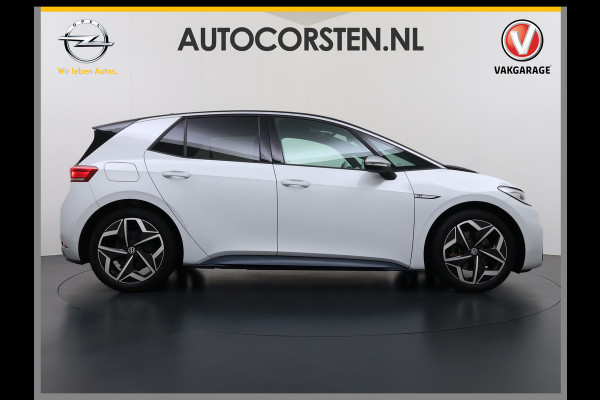 Volkswagen ID.3 First Plus 58kWh Apple Carplay Android Auto Adap.Cruise 19"lm Navi Camera Pdc Stoel+Stuurverwarming Keyless Advanced Matrix Led Led-a.licht Dynamisch Lmv Isofix DAB Privacy Glas Rijstrooksensor soh 86% 1e Eigenaar Origineel Nederlandse Auto Nieuwprijs €43.675,-