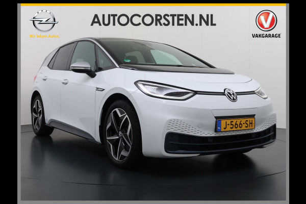 Volkswagen ID.3 First Plus 58kWh Apple Carplay Android Auto Adap.Cruise 19"lm Navi Camera Pdc Stoel+Stuurverwarming Keyless Advanced Matrix Led Led-a.licht Dynamisch Lmv Isofix DAB Privacy Glas Rijstrooksensor soh 86% 1e Eigenaar Origineel Nederlandse Auto Nieuwprijs €43.675,-