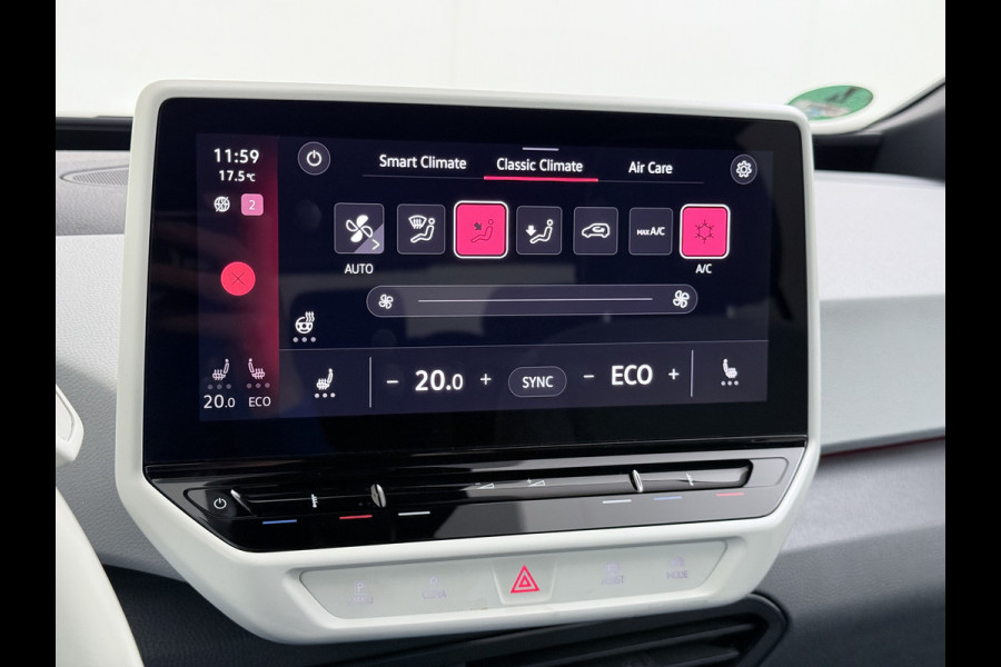 Volkswagen ID.3 First Plus 58kWh Apple Carplay Android Auto Adap.Cruise 19"lm Navi Camera Pdc Stoel+Stuurverwarming Keyless Advanced Matrix Led Led-a.licht Dynamisch Lmv Isofix DAB Privacy Glas Rijstrooksensor soh 86% 1e Eigenaar Origineel Nederlandse Auto Nieuwprijs €43.675,-