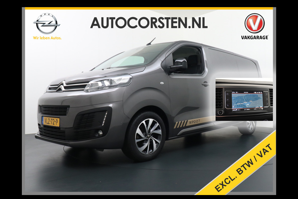 Peugeot Expert 2.0D 145pk XL L3H1 3-Persoons Navi Apple Carplay Android Auto Cruise Pdc 2X Schuifdeur Cruise DAB+ Bordherkenning WiFi Citroen Connect Regen/Lichtsensor Dodehoeksensor SpoorAssist Voorruit+Wisserverwarmd 1e Eigenaar Euro 6 370Nm koppel