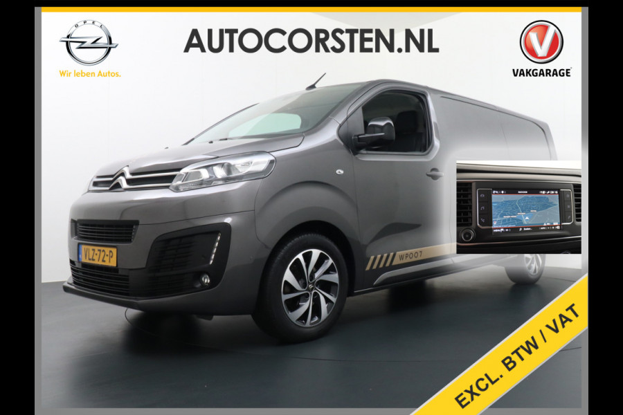 Peugeot Expert 2.0D 145pk XL L3H1 3-Persoons Navi Apple Carplay Android Auto Cruise Pdc 2X Schuifdeur Cruise DAB+ Bordherkenning WiFi Citroen Connect Regen/Lichtsensor Dodehoeksensor SpoorAssist Voorruit+Wisserverwarmd 1e Eigenaar Euro 6 370Nm koppel