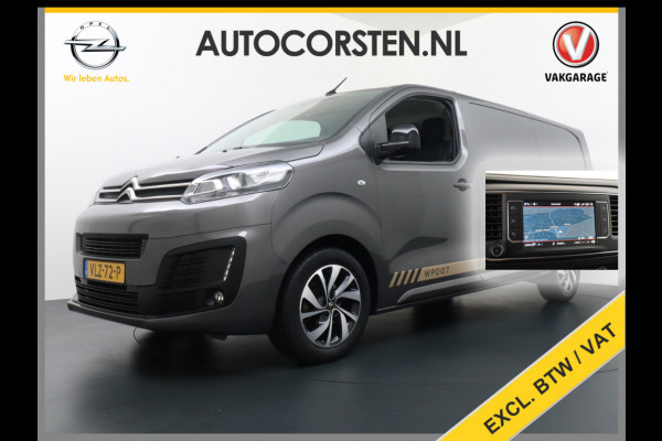 Peugeot Expert 2.0D 145pk XL L3H1 3-Persoons Navi Apple Carplay Android Auto Cruise Pdc 2X Schuifdeur Cruise DAB+ Bordherkenning WiFi Citroen Connect Regen/Lichtsensor Dodehoeksensor SpoorAssist Voorruit+Wisserverwarmd 1e Eigenaar Euro 6 370Nm koppel
