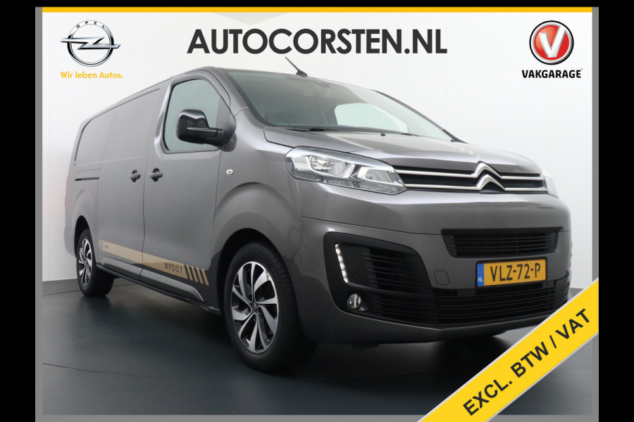 Peugeot Expert 2.0D 145pk XL L3H1 3-Persoons Navi Apple Carplay Android Auto Cruise Pdc 2X Schuifdeur Cruise DAB+ Bordherkenning WiFi Citroen Connect Regen/Lichtsensor Dodehoeksensor SpoorAssist Voorruit+Wisserverwarmd 1e Eigenaar Euro 6 370Nm koppel