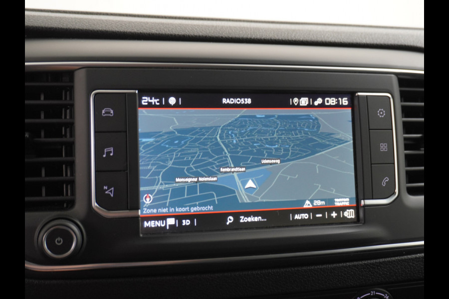 Peugeot Expert 2.0D 145pk XL L3H1 3-Persoons Navi Apple Carplay Android Auto Cruise Pdc 2X Schuifdeur Cruise DAB+ Bordherkenning WiFi Citroen Connect Regen/Lichtsensor Dodehoeksensor SpoorAssist Voorruit+Wisserverwarmd 1e Eigenaar Euro 6 370Nm koppel