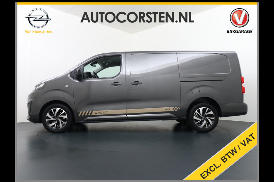 Citroën Jumpy 2.0D 145pk XL L3H1 3-Persoons Navi Apple Carplay Android Auto Cruise Pdc 2X Schuifdeur Cruise DAB+ Bordherkenning WiFi Citroen Connect Regen/Lichtsensor Dodehoeksensor SpoorAssist Voorruit+Wisserverwarmd 1e Eigenaar Euro 6 370Nm koppel